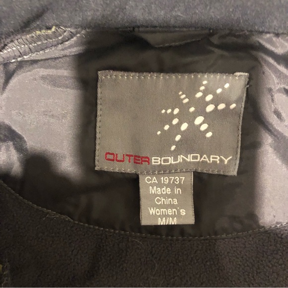 Outer Boundary Jacket Green and White Womens size Medium - Picture 5 of 8